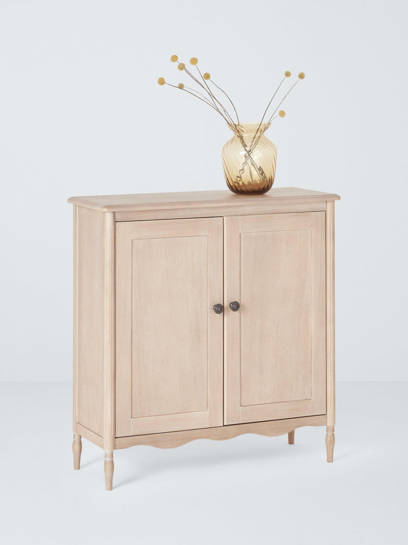 John Lewis Heritage bathroom double cupboard white wash (British brand)