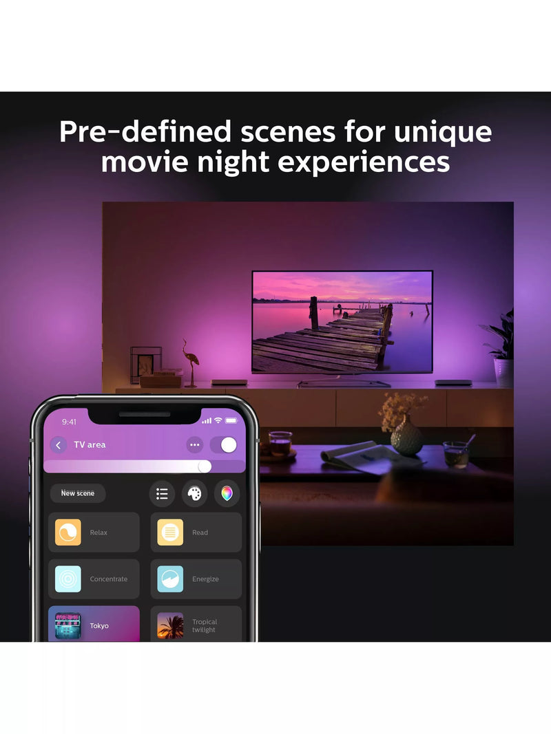 Philips Hue Sync Box 8K with Play Light Bars - British product