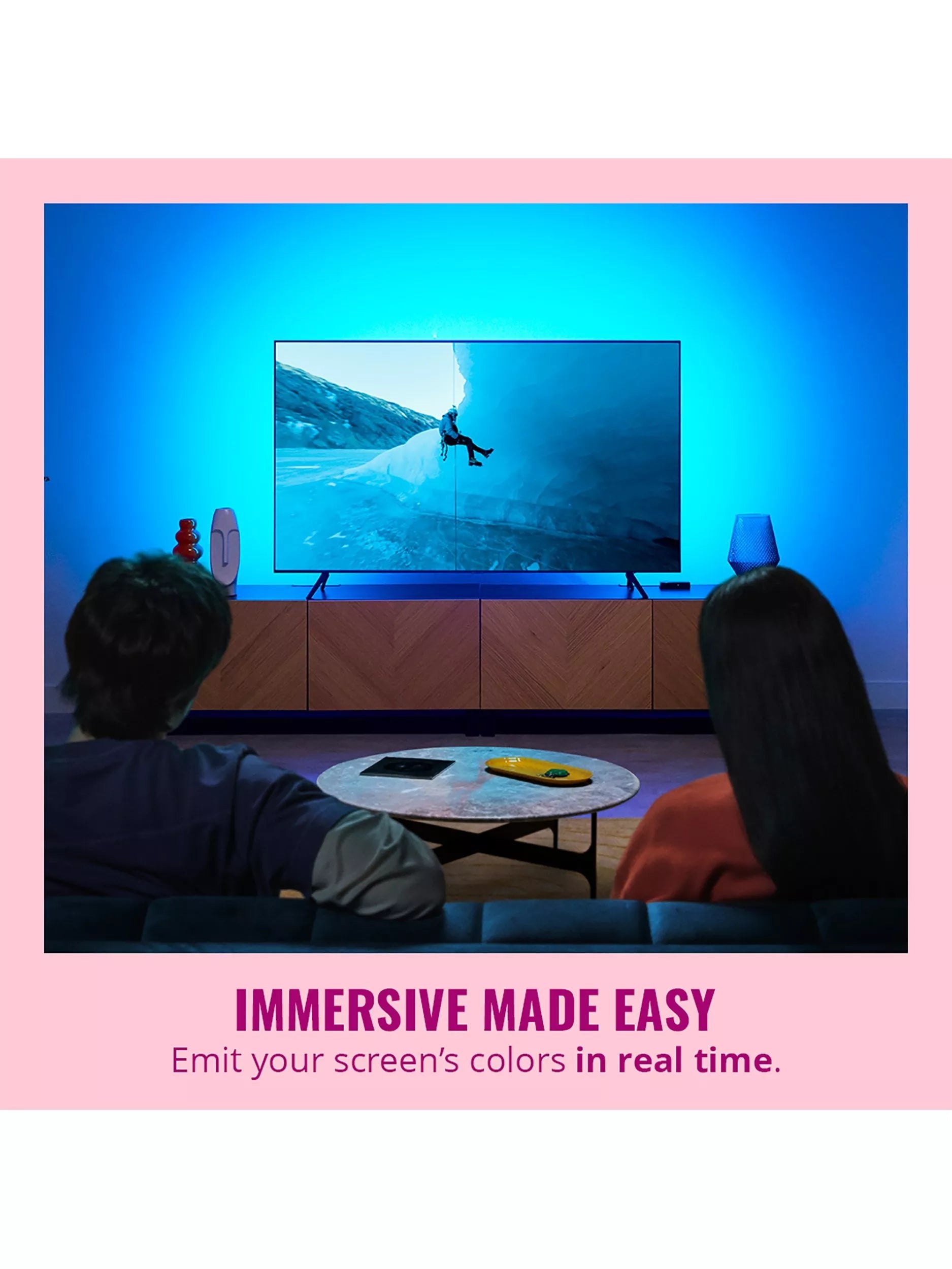 WiZ HDMI Sync Box TV Backlight for 55-65 TVs - British product