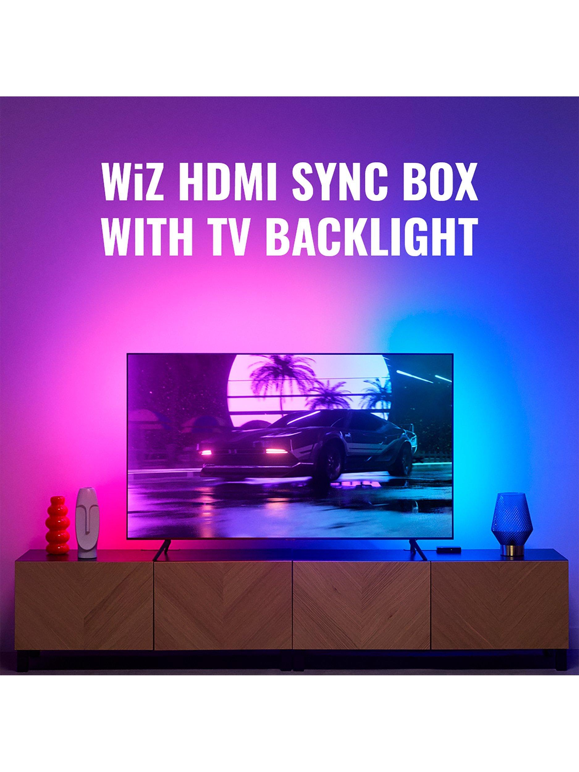 WiZ HDMI Sync Box TV Backlight for 55-65 TVs - British product
