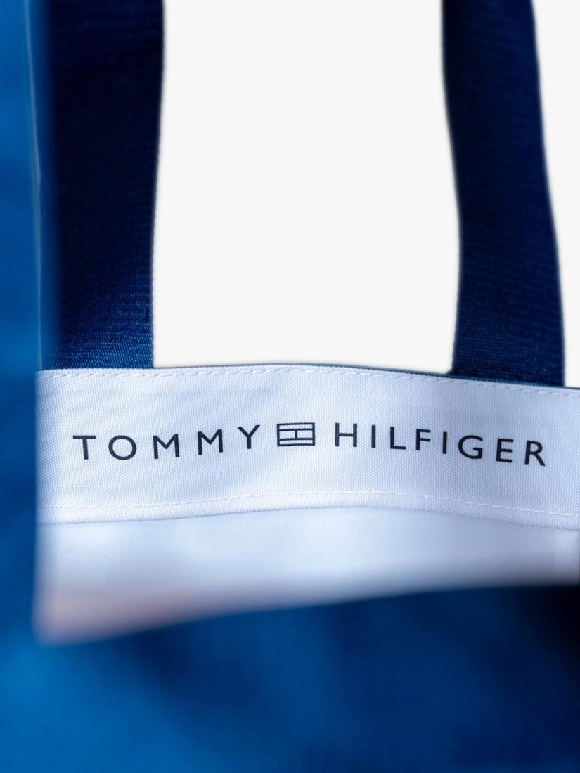 Tommy Hilfiger red white navy stripe tote bag - British product