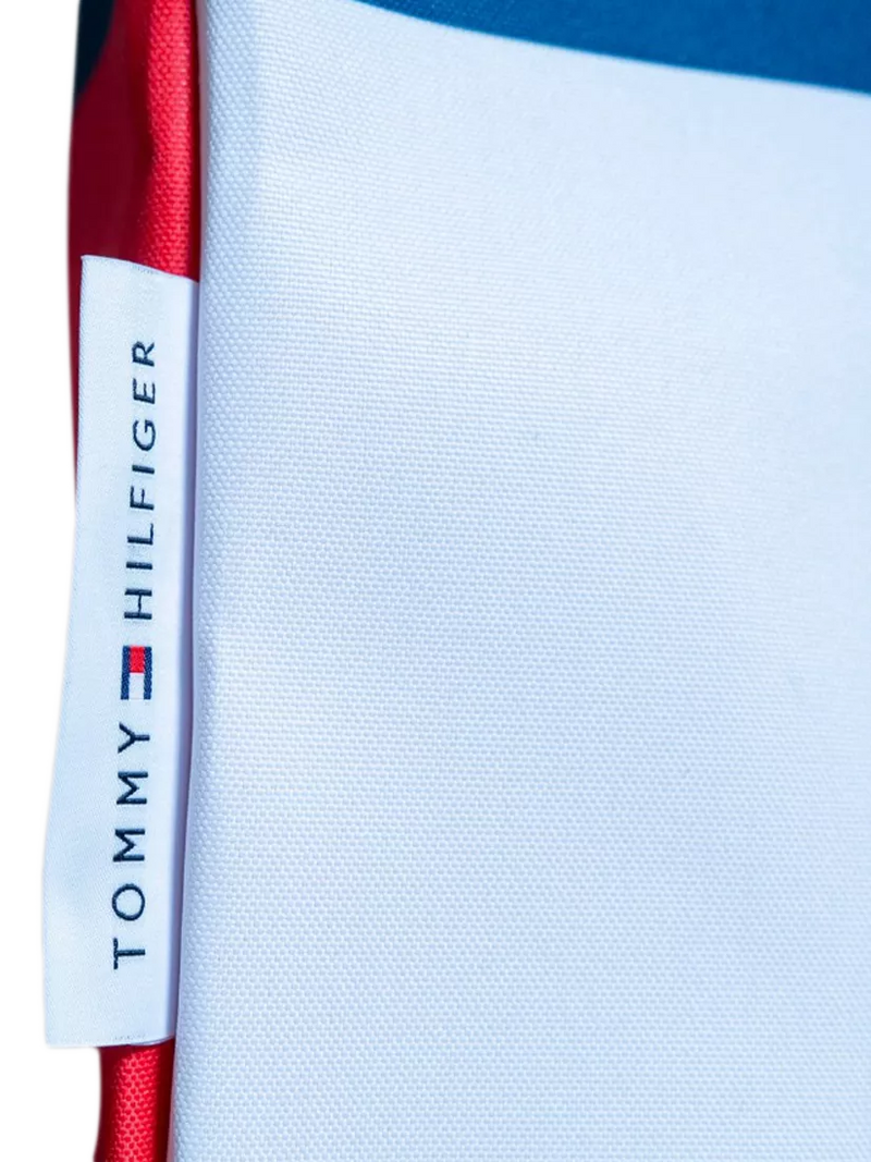 Tommy Hilfiger red white navy stripe tote bag - British product