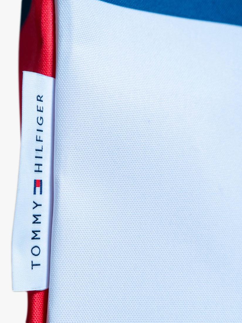 Tommy Hilfiger red white navy stripe tote bag - British product