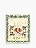 Christmas Card with Robin Design and Envelope, Made in UK