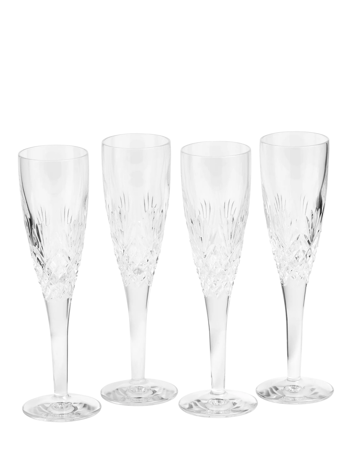 Royal Doulton cut crystal champagne flute set 140ml, UK version