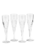 Royal Doulton cut crystal champagne flute set 140ml, UK version