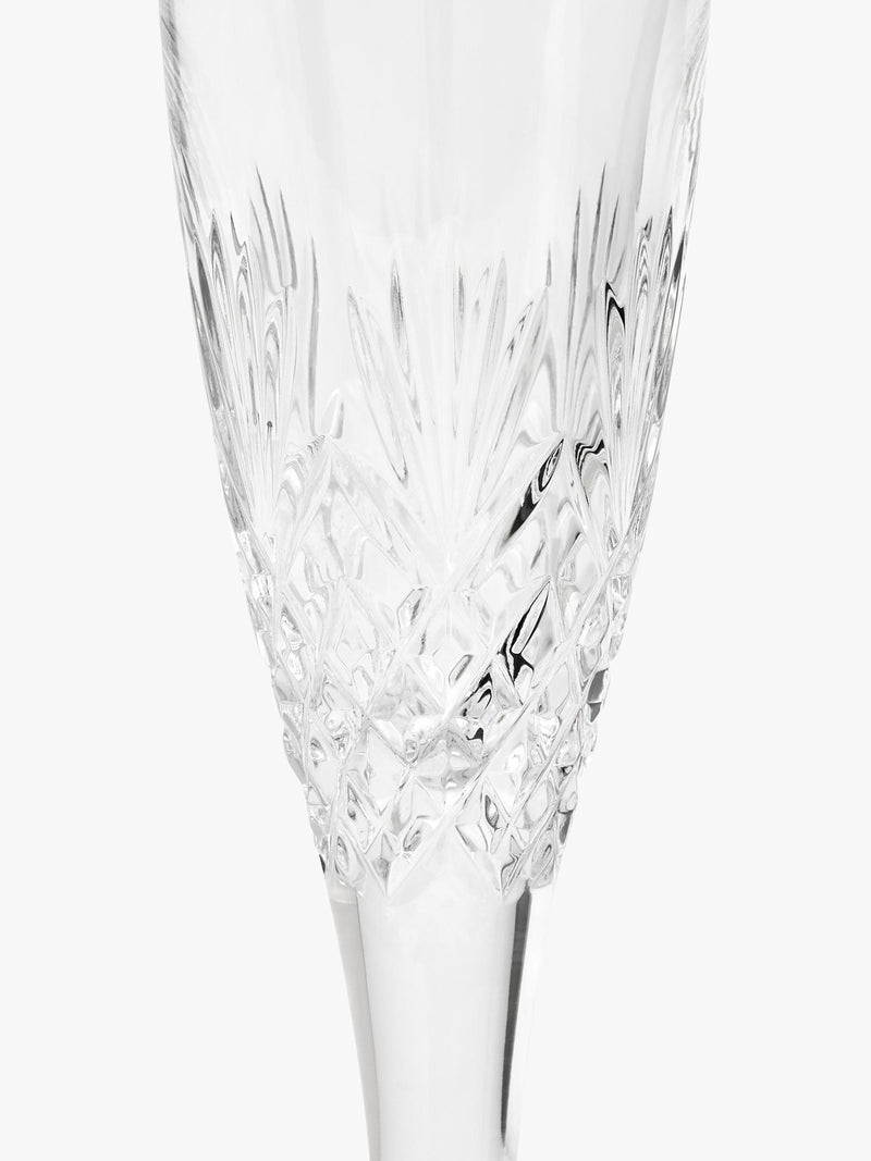 Royal Doulton cut crystal champagne flute set 140ml, UK version