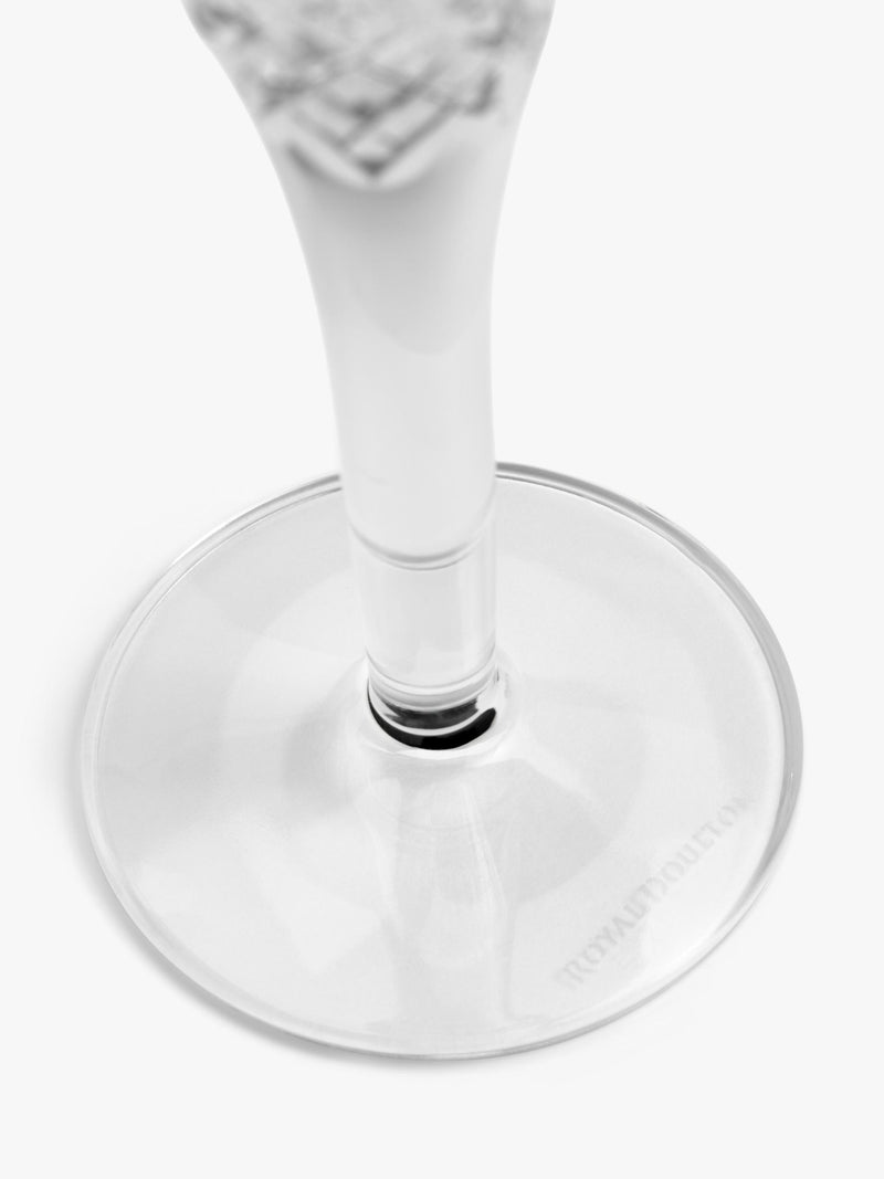 Royal Doulton cut crystal champagne flute set 140ml, UK version