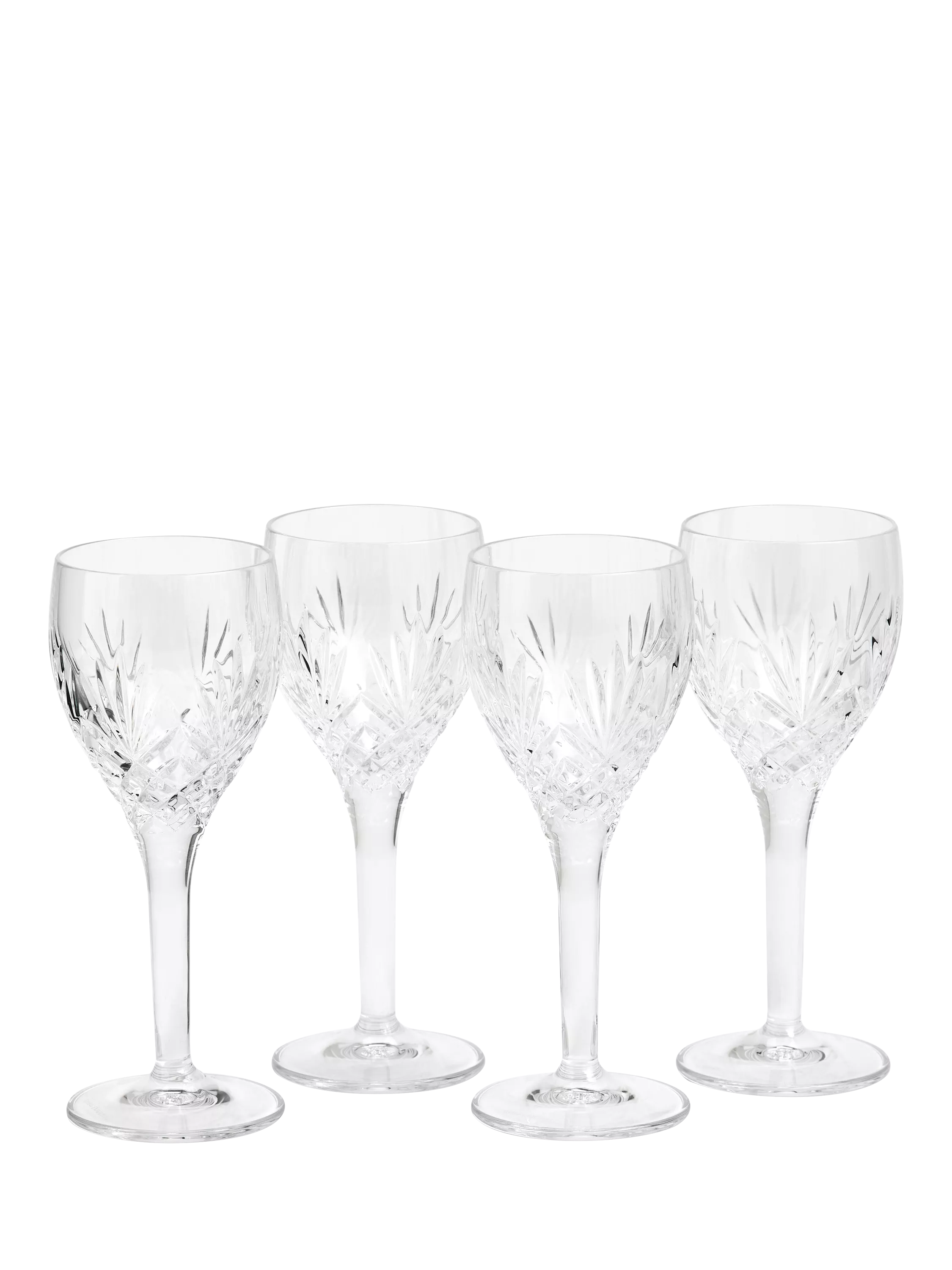 Royal Doulton Highgate cut crystal white wine glasses, UK version