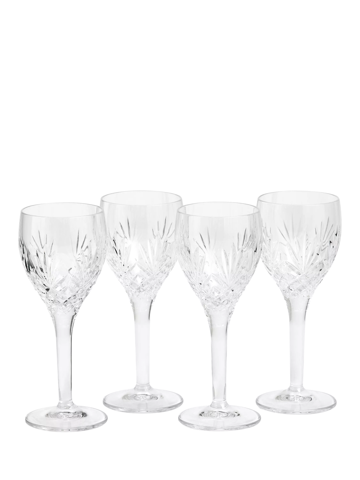 Royal Doulton Highgate cut crystal white wine glasses, UK version