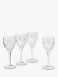 Royal Doulton Highgate cut crystal white wine glasses, UK version