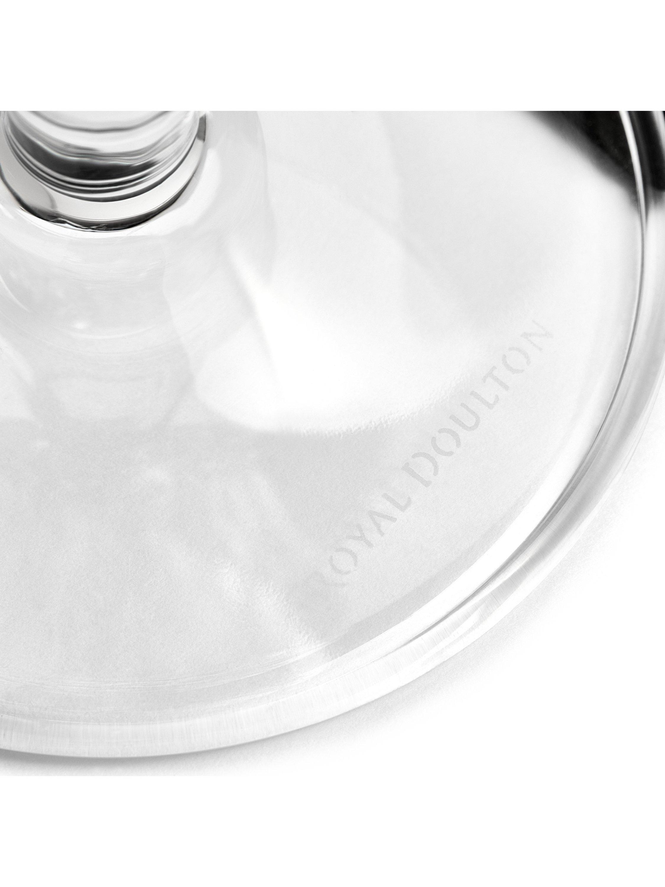 Royal Doulton Highgate cut crystal white wine glasses, UK version