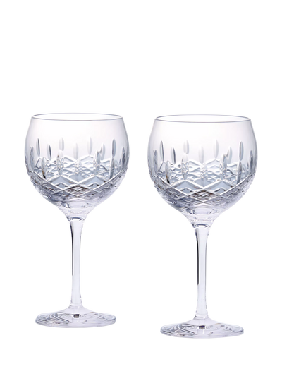 John Lewis Royal Doulton Ashmere kuttet krystall
gin ballongglass, klar, sett av 2, 470 ml - Kjøp online på McGrocer