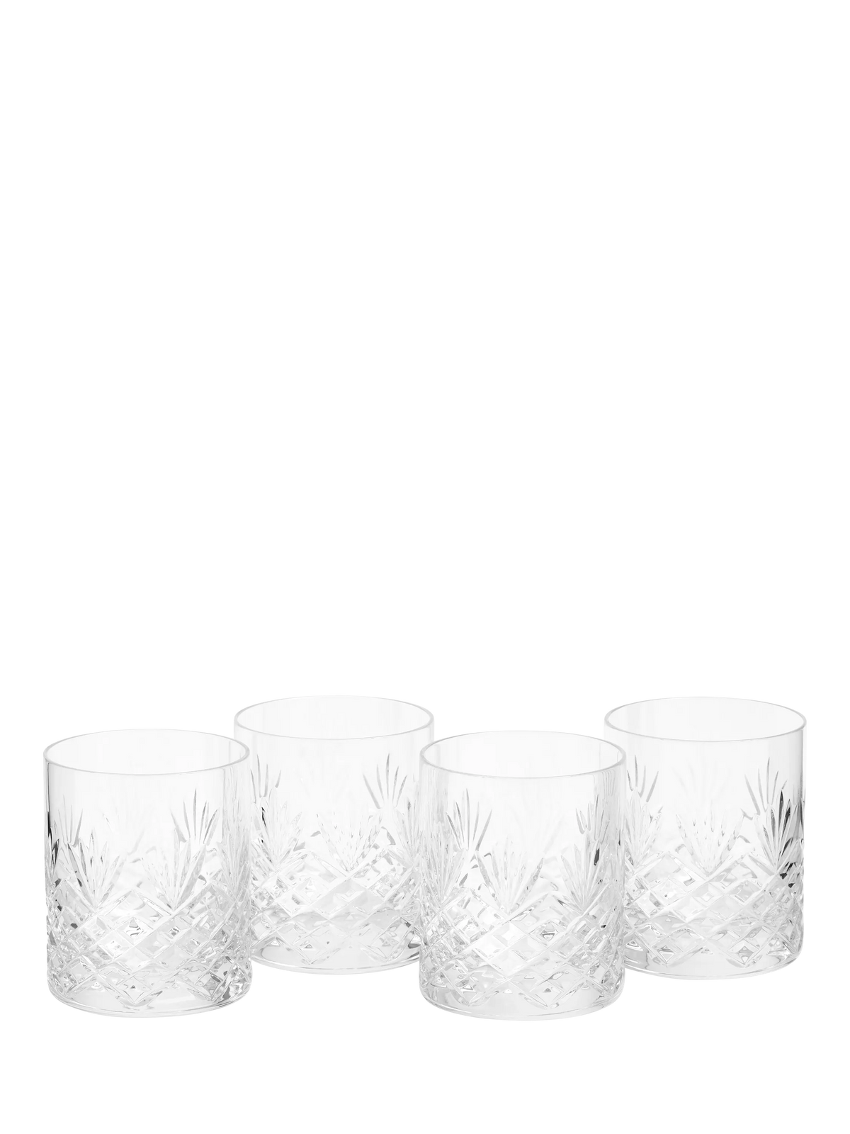 Royal Doulton Highgate clear tumbler glasses set of 4, imported from the UK