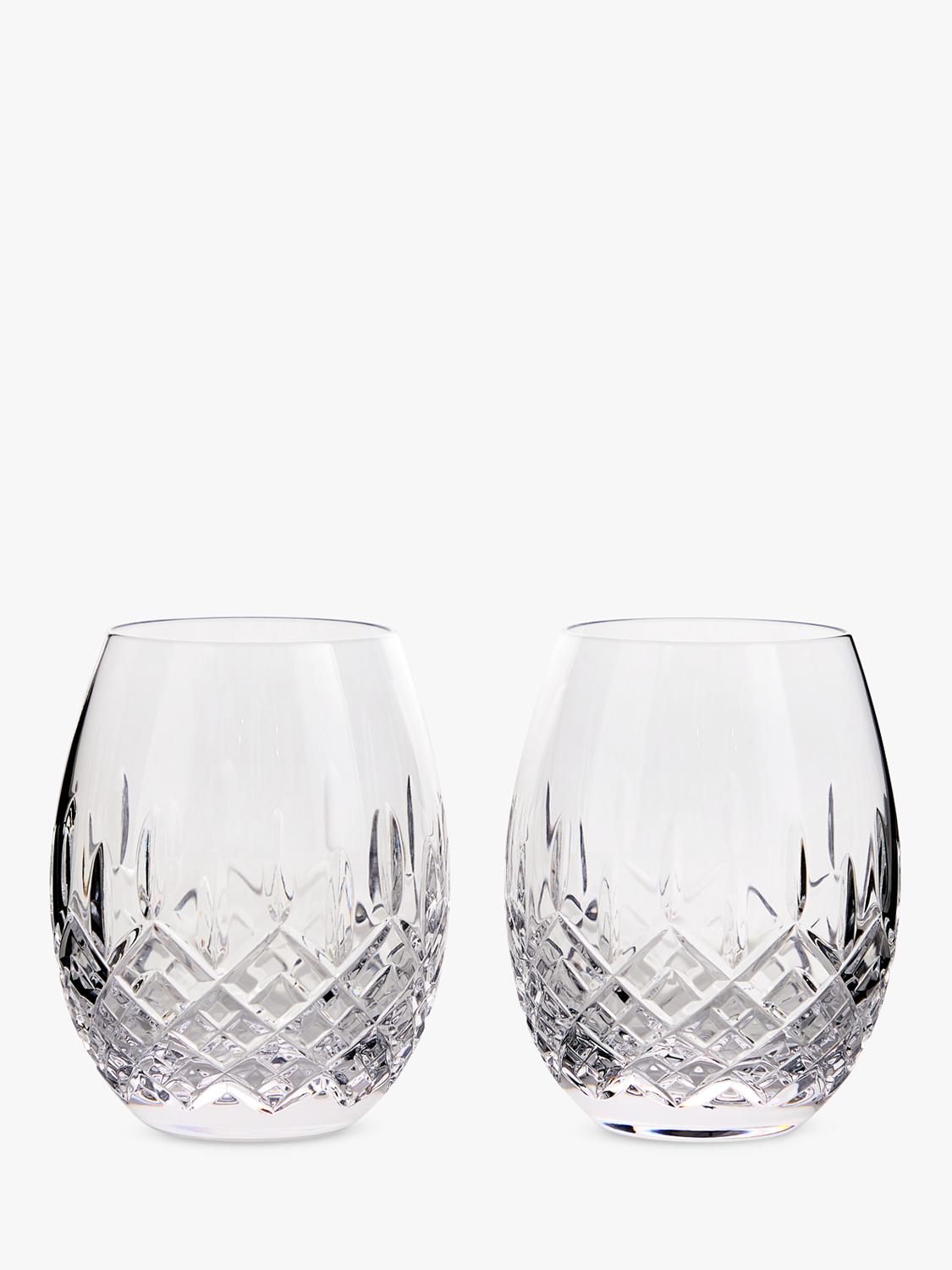 Royal Doulton clear rum tumbler 560ml set, imported from the UK