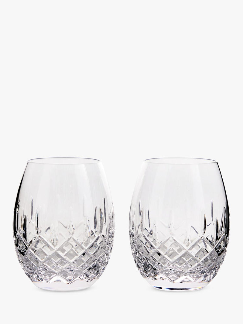 Royal Doulton clear rum tumbler 560ml set, imported from the UK
