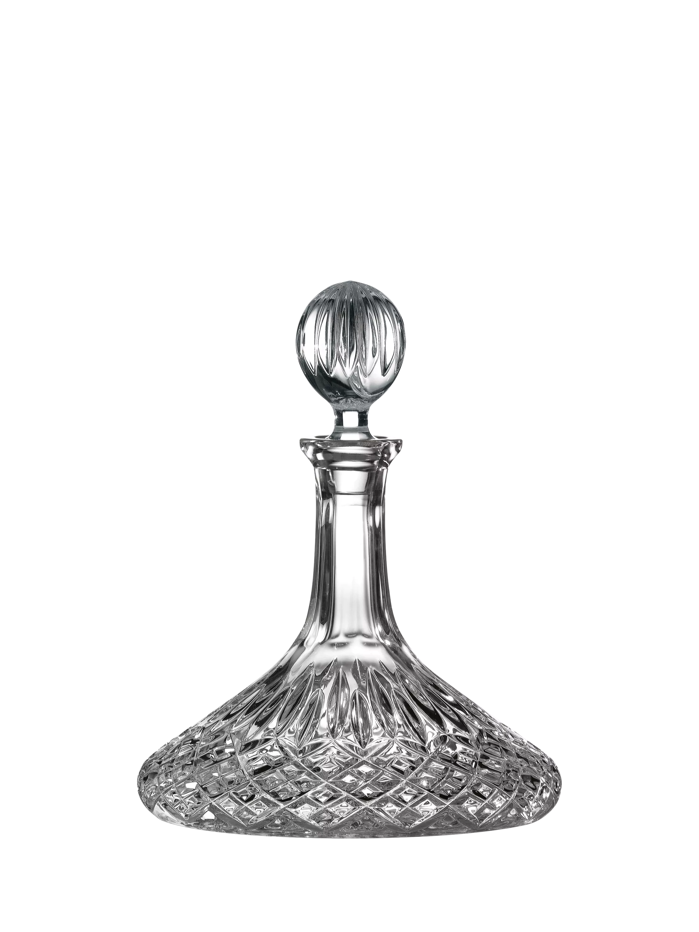 Royal Doulton Ashmere lead crystal ship's decanter 1L - British product