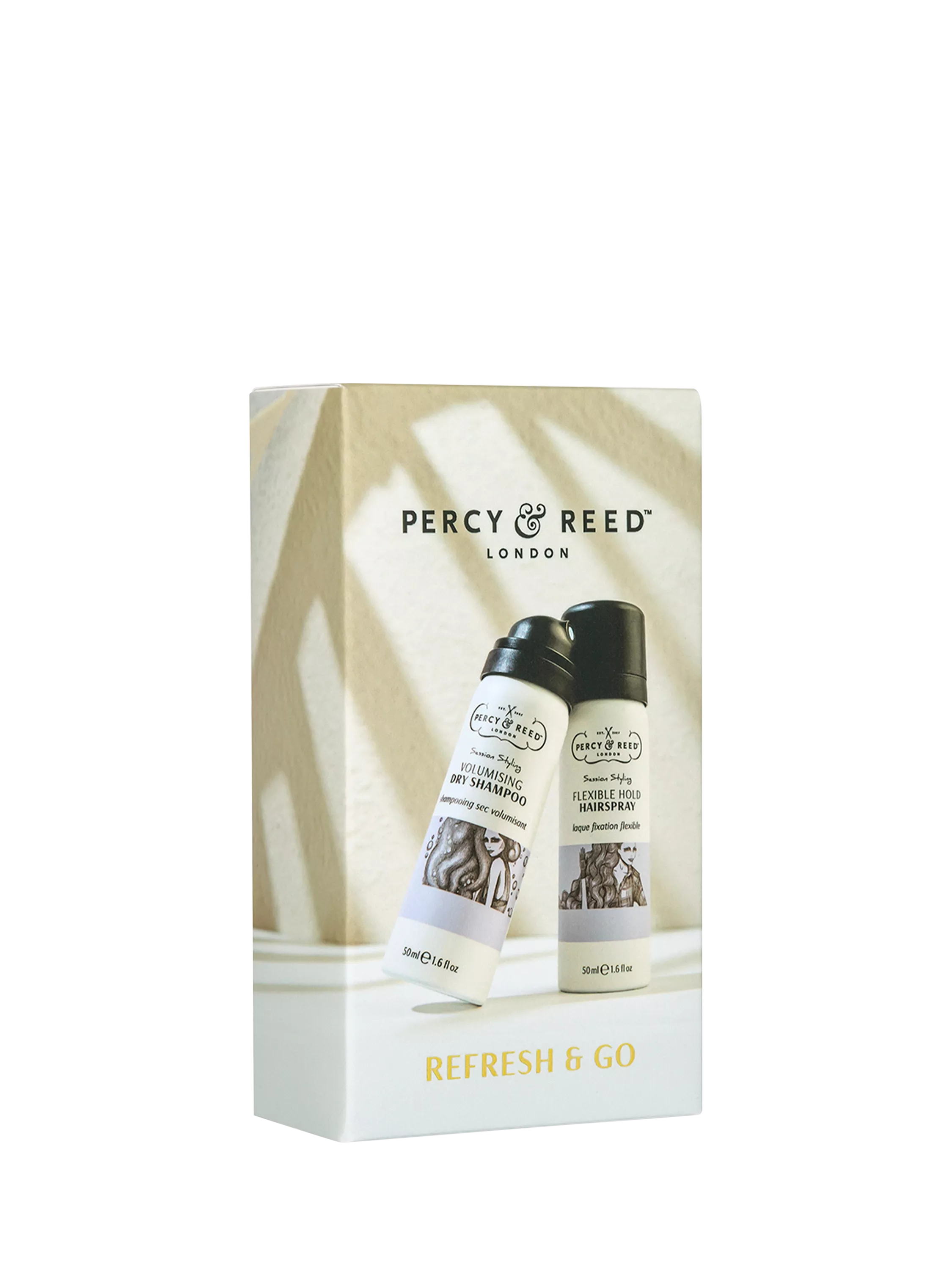 Percy & Reed Refresh & Go haircare gift set - British product
