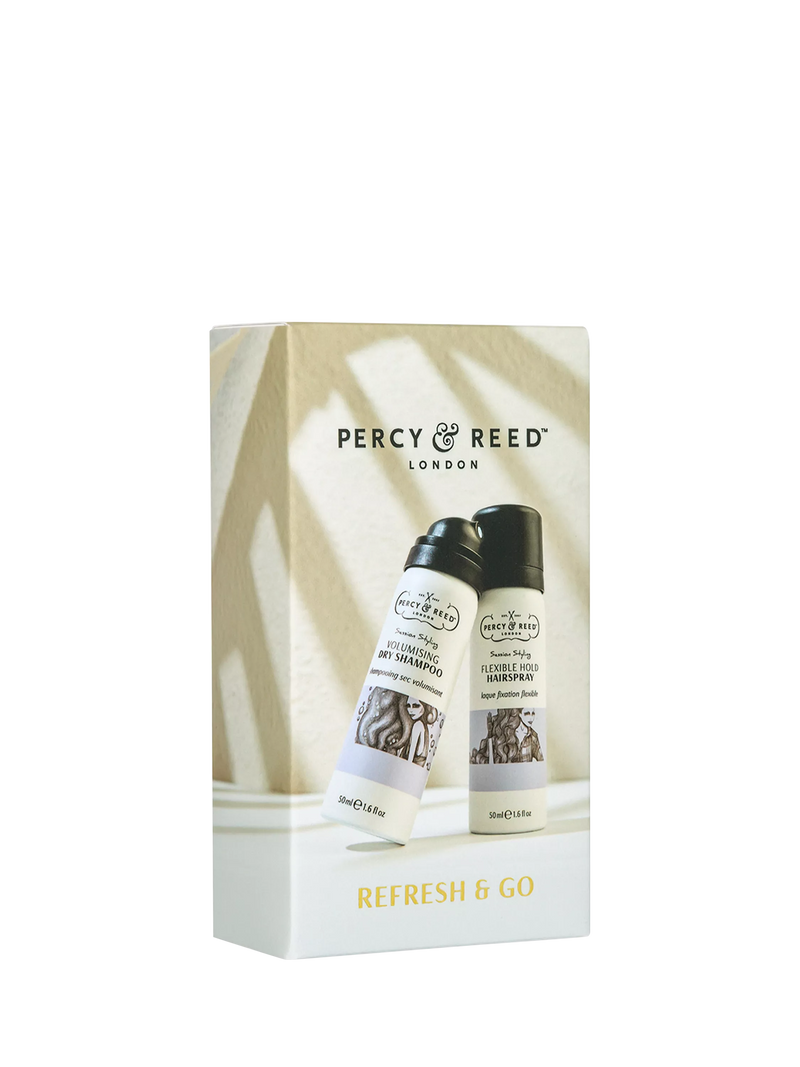 Percy & Reed Refresh & Go haircare gift set - British product