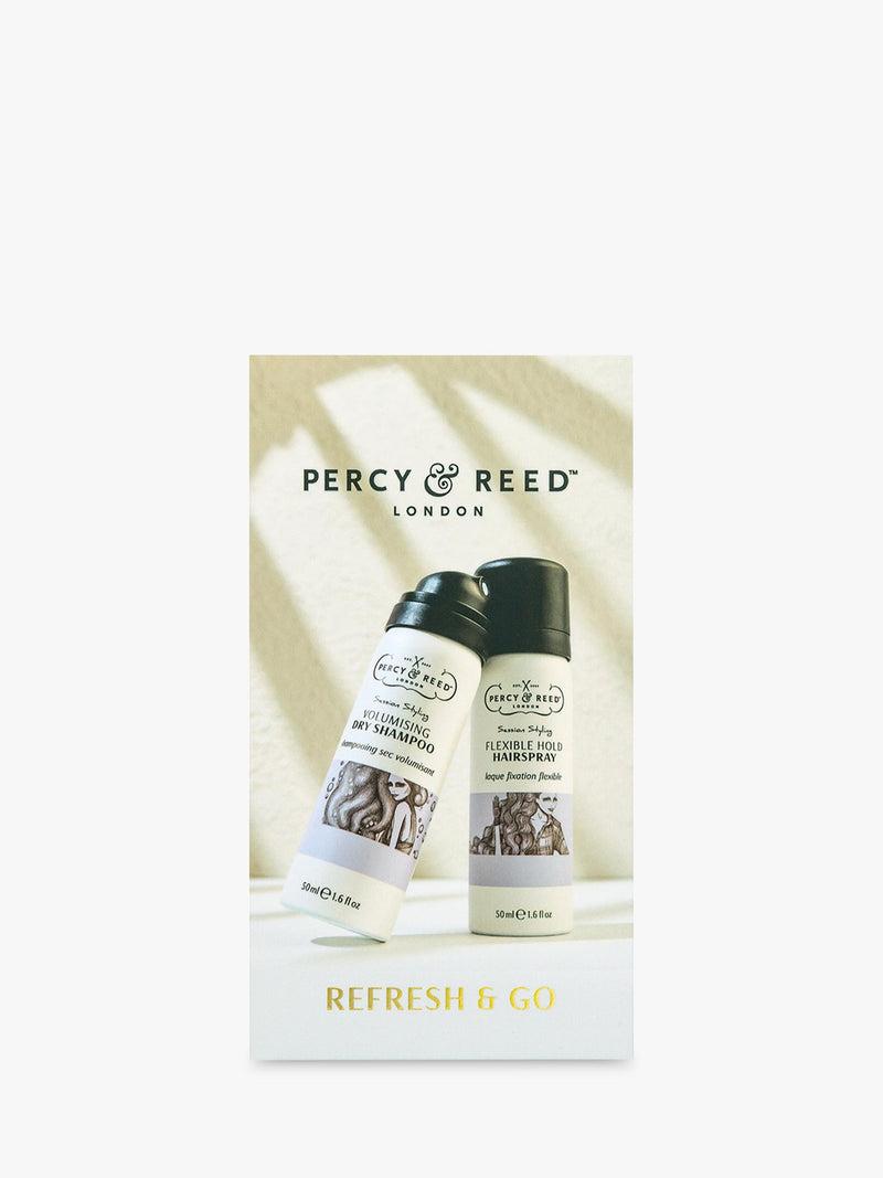 Percy & Reed Refresh & Go haircare gift set - British product