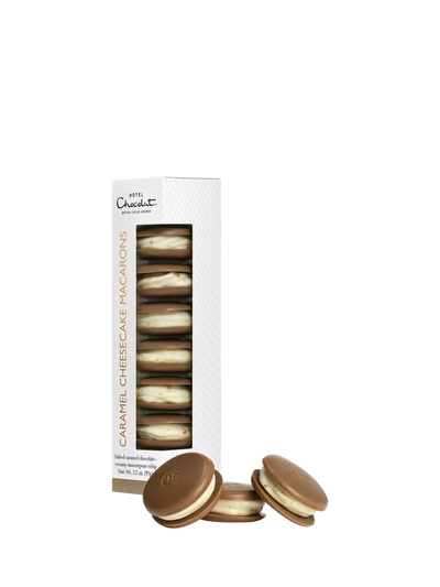 John Lewis Hotel Chocolat Caramel Cheesecake Macarons 172g- Buy online at McGrocer