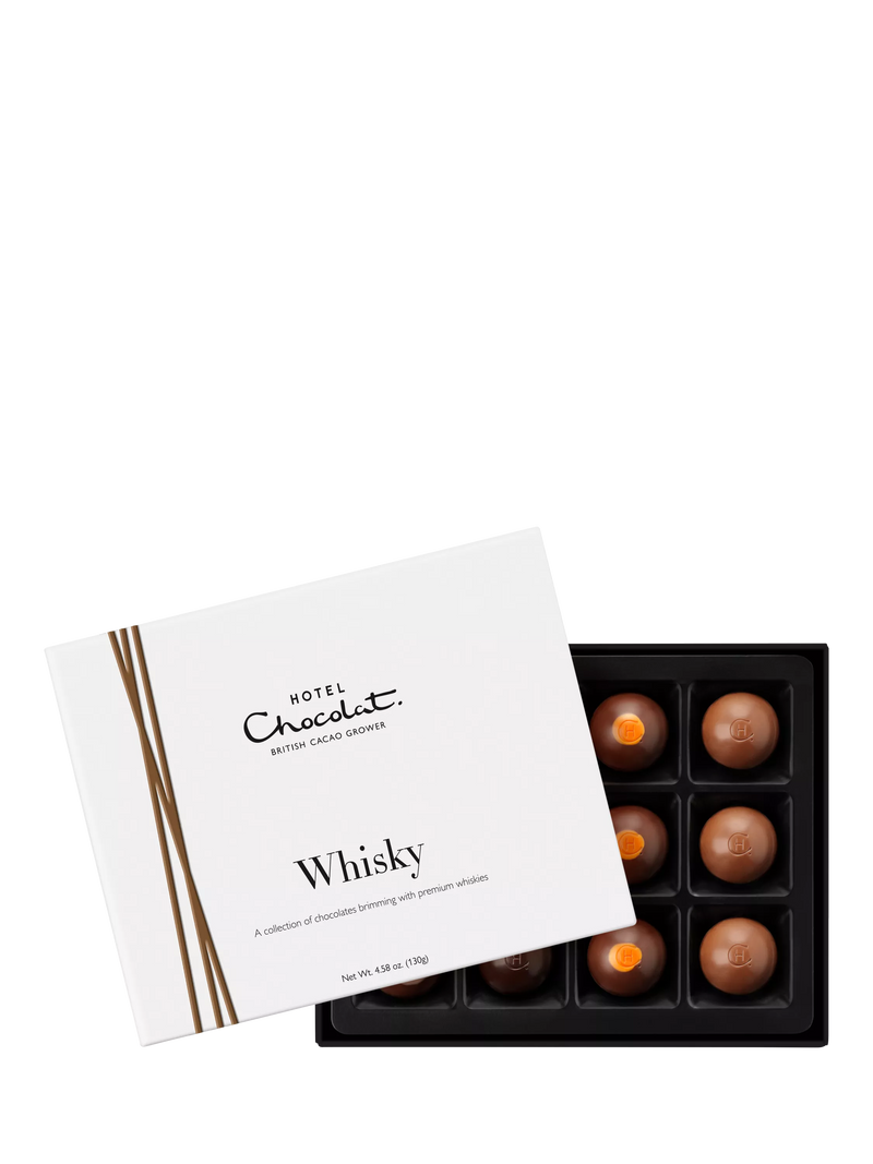 Hotel Chocolat Mixed Whisky Chocolate Collection 130g, imported from the UK