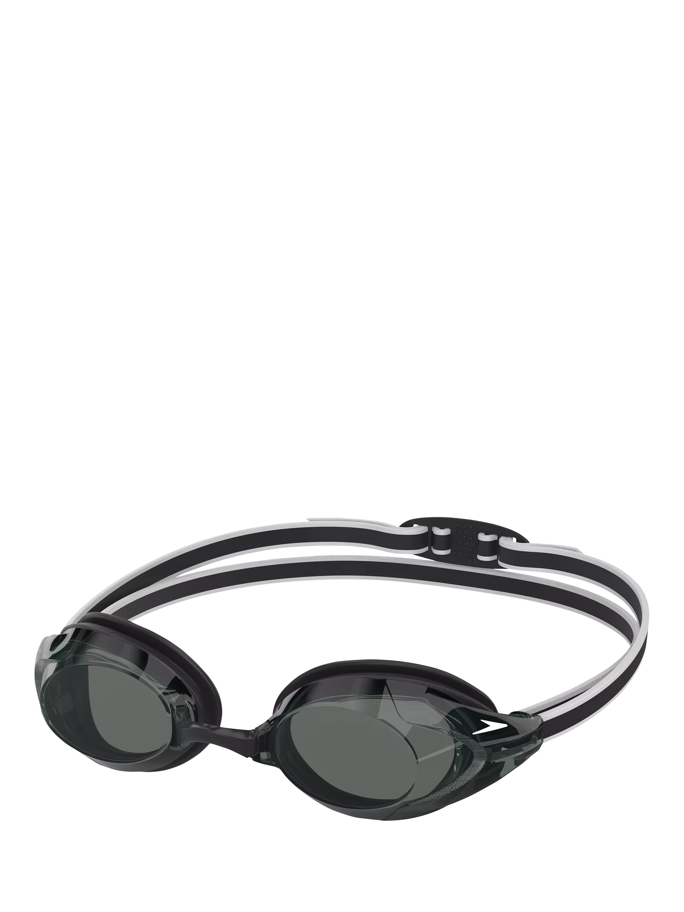 Speedo Vanquisher 3.0 Training Swimming Goggles, Black/Smoke
