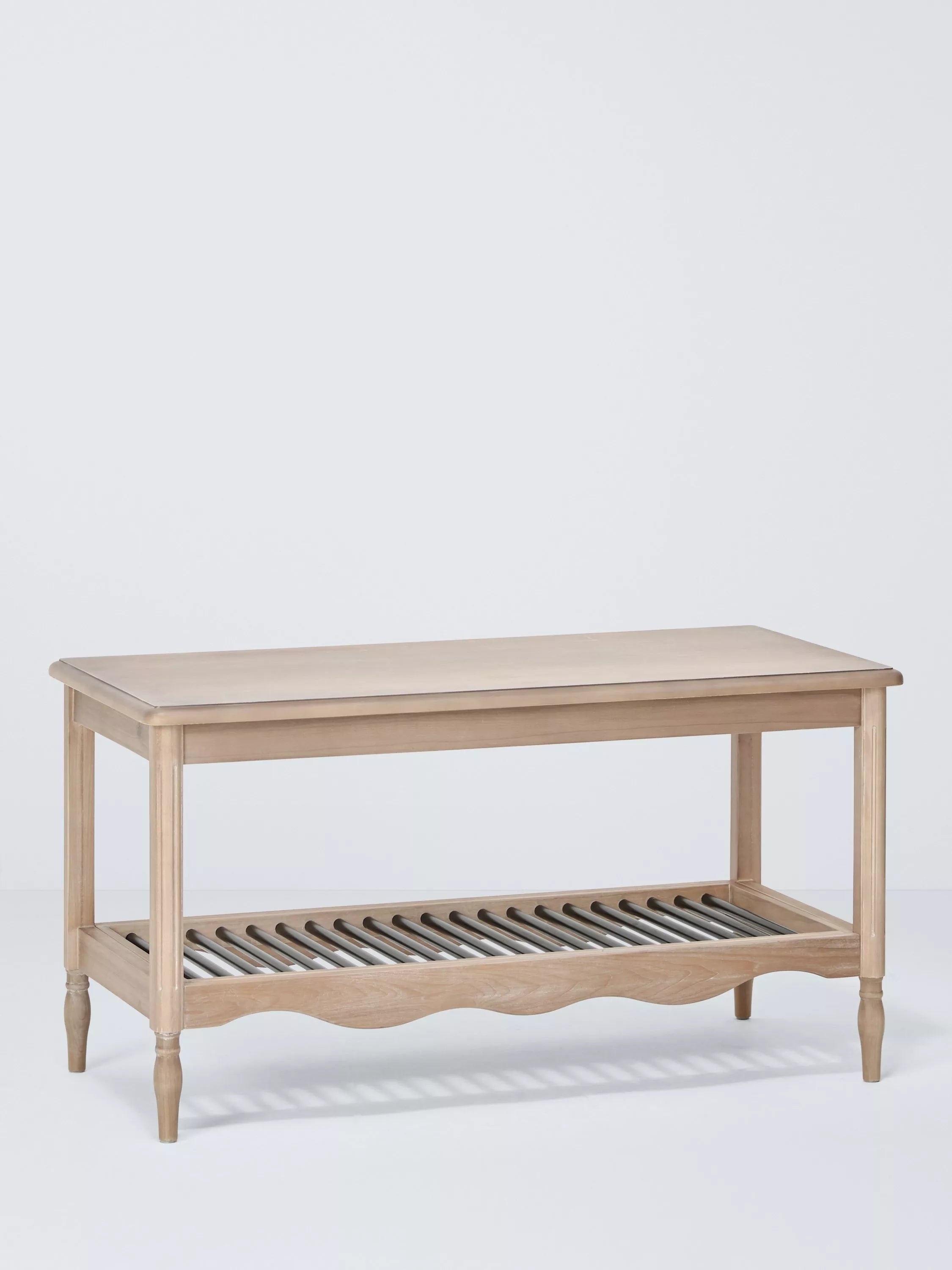 John Lewis Heritage ash wash shoe bench (British brand)