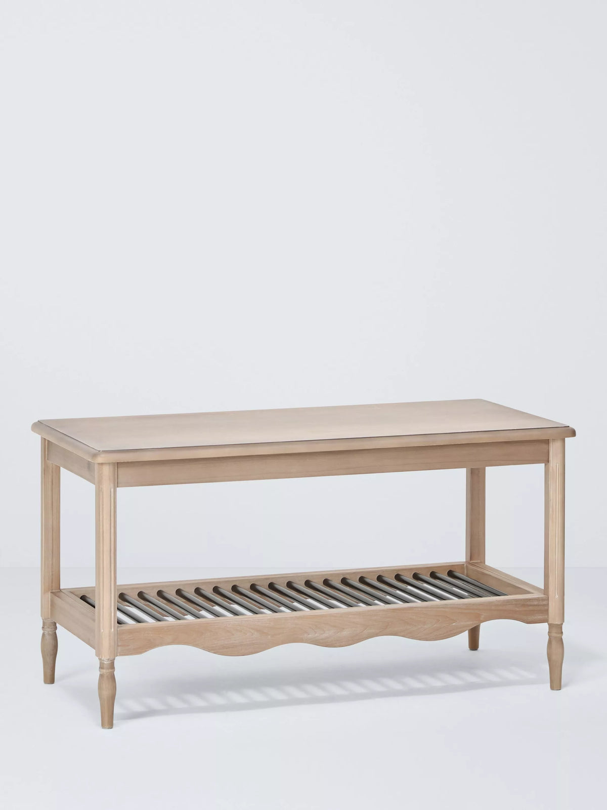 John Lewis Heritage ash wash shoe bench (British brand)