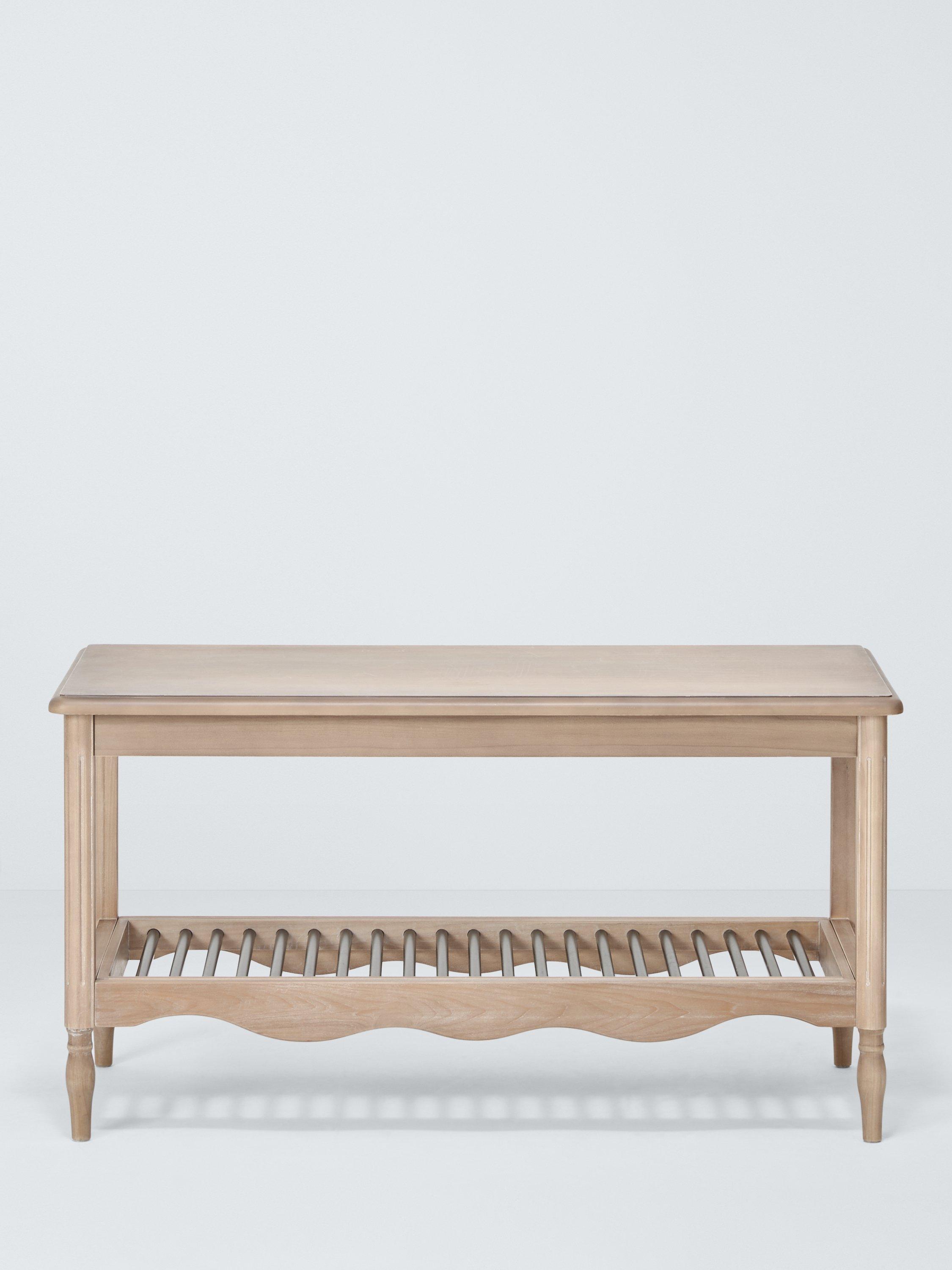 John Lewis Heritage ash wash shoe bench (British brand)