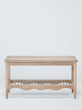 John Lewis Heritage ash wash shoe bench (British brand)
