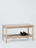 John Lewis Heritage ash wash shoe bench (British brand)