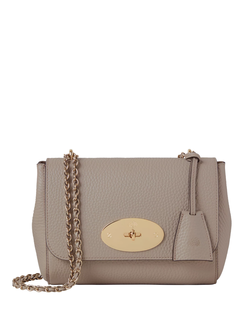 Mulberry Lily Heavy Grain Leather Chain Strap Shoulder Bag