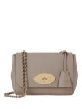 Mulberry Lily Heavy Grain Leather Chain Strap Shoulder Bag