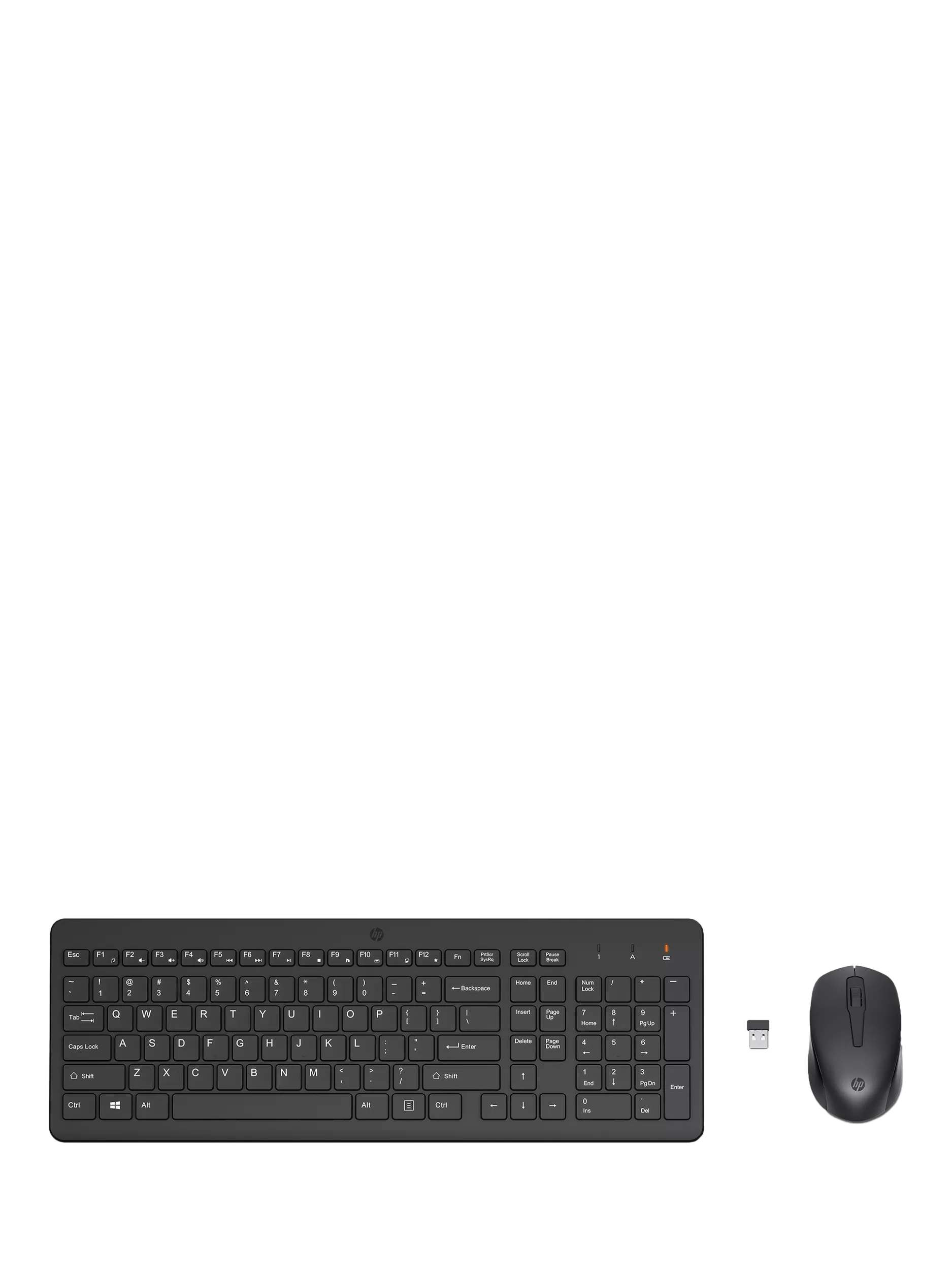 HP 330 wireless keyboard and mouse black, UK version