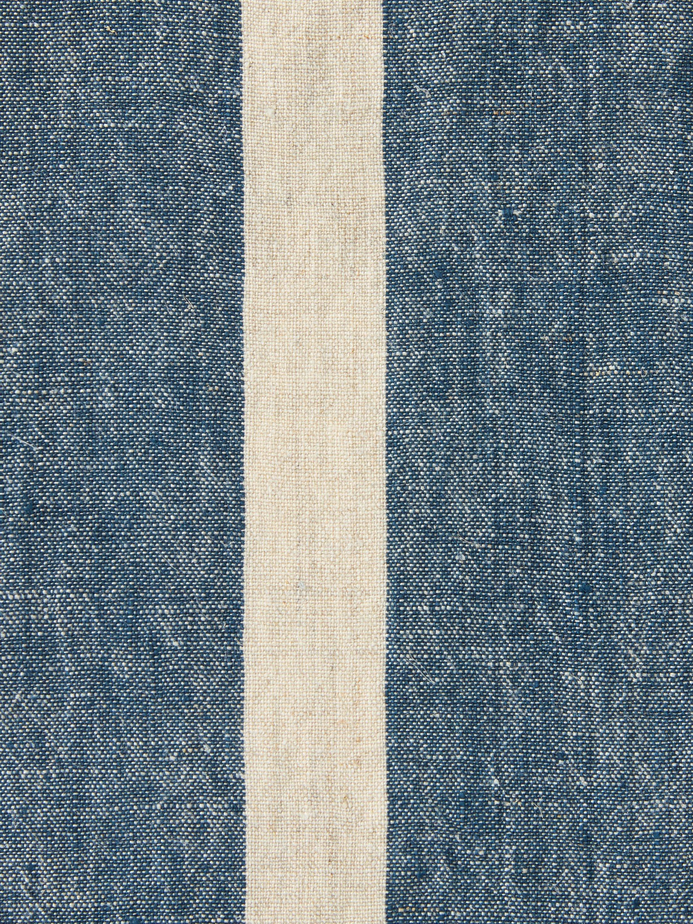 John Lewis striped cotton tea towels set of 2 blue (British brand)