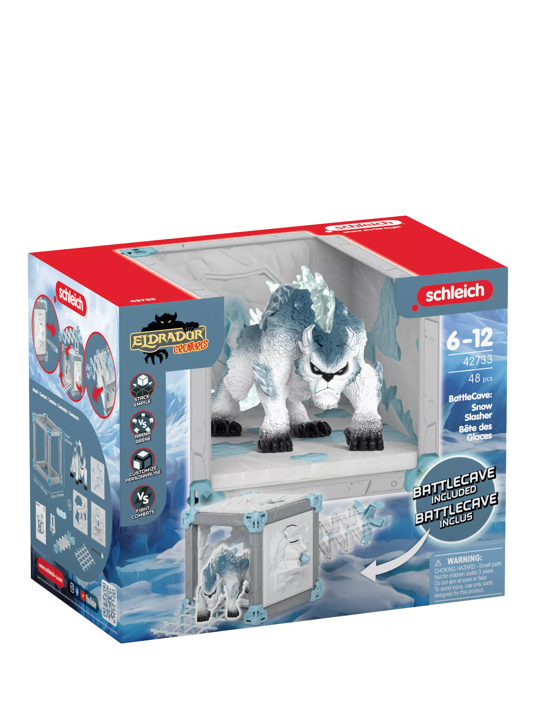 schleich Eldrador Creatures BattleCave Snow Slasher toy set - British product
