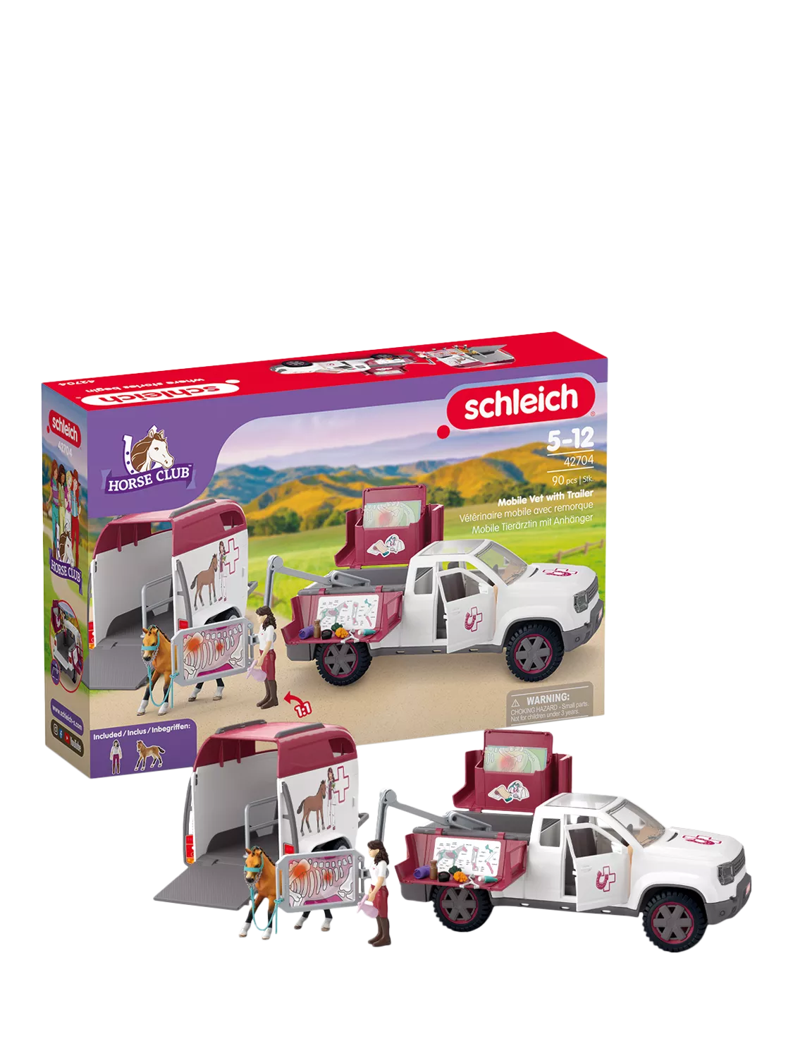 schleich Mobile Vet with Trailer Playset, UK version