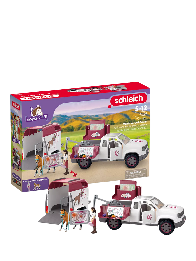 schleich Mobile Vet with Trailer Playset, UK version