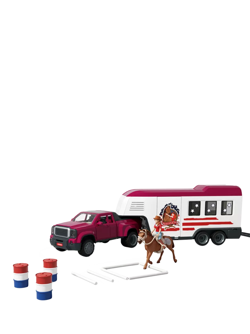 schleich Horse Club Lakeside Truck & Trailer toy set, imported from the UK