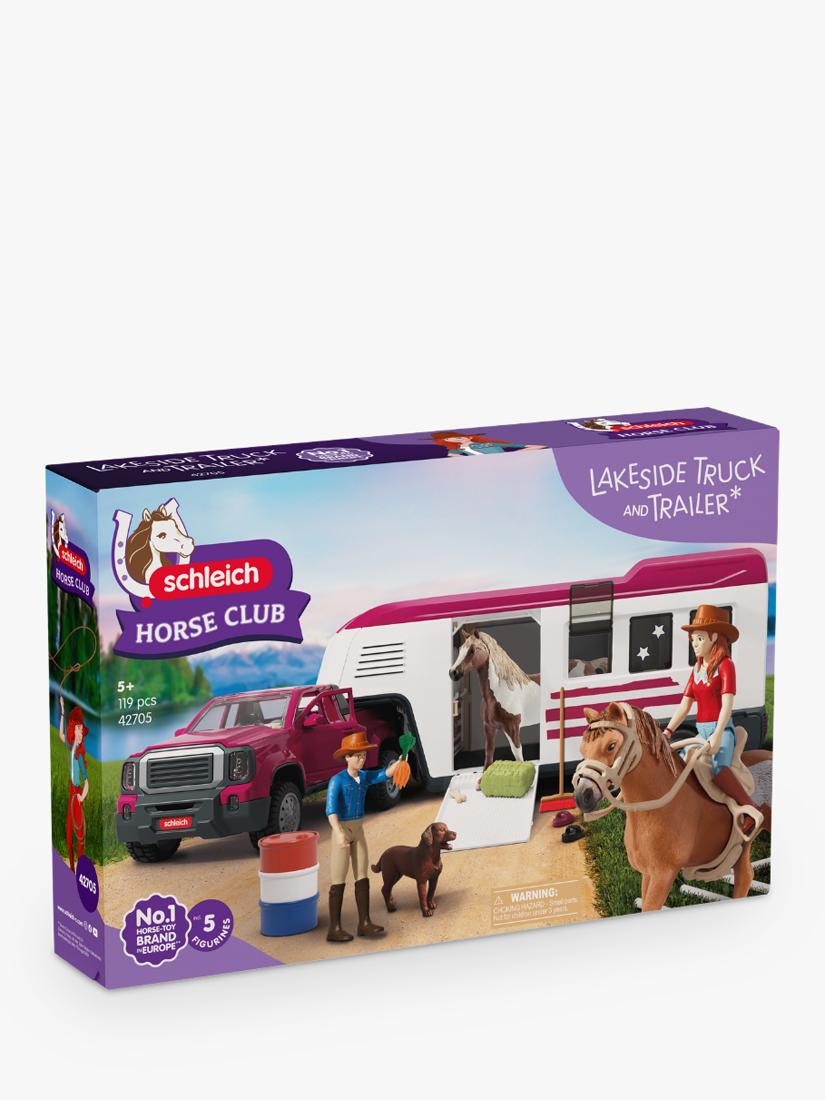 schleich Horse Club Lakeside Truck & Trailer toy set, imported from the UK