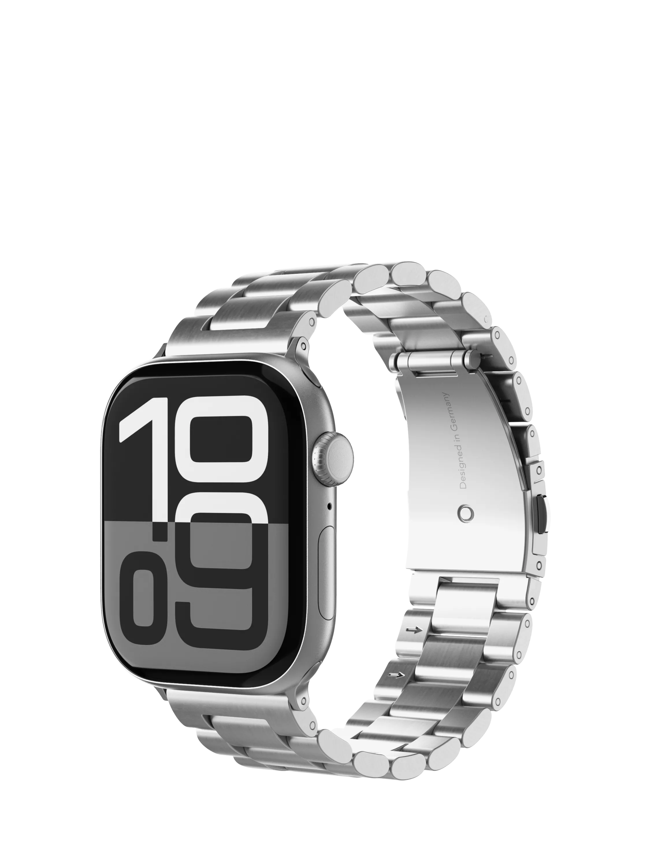 Vonmählen silver link bracelet for Apple Watch 44-49mm - British product