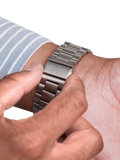 Vonmählen silver link bracelet for Apple Watch 44-49mm - British product