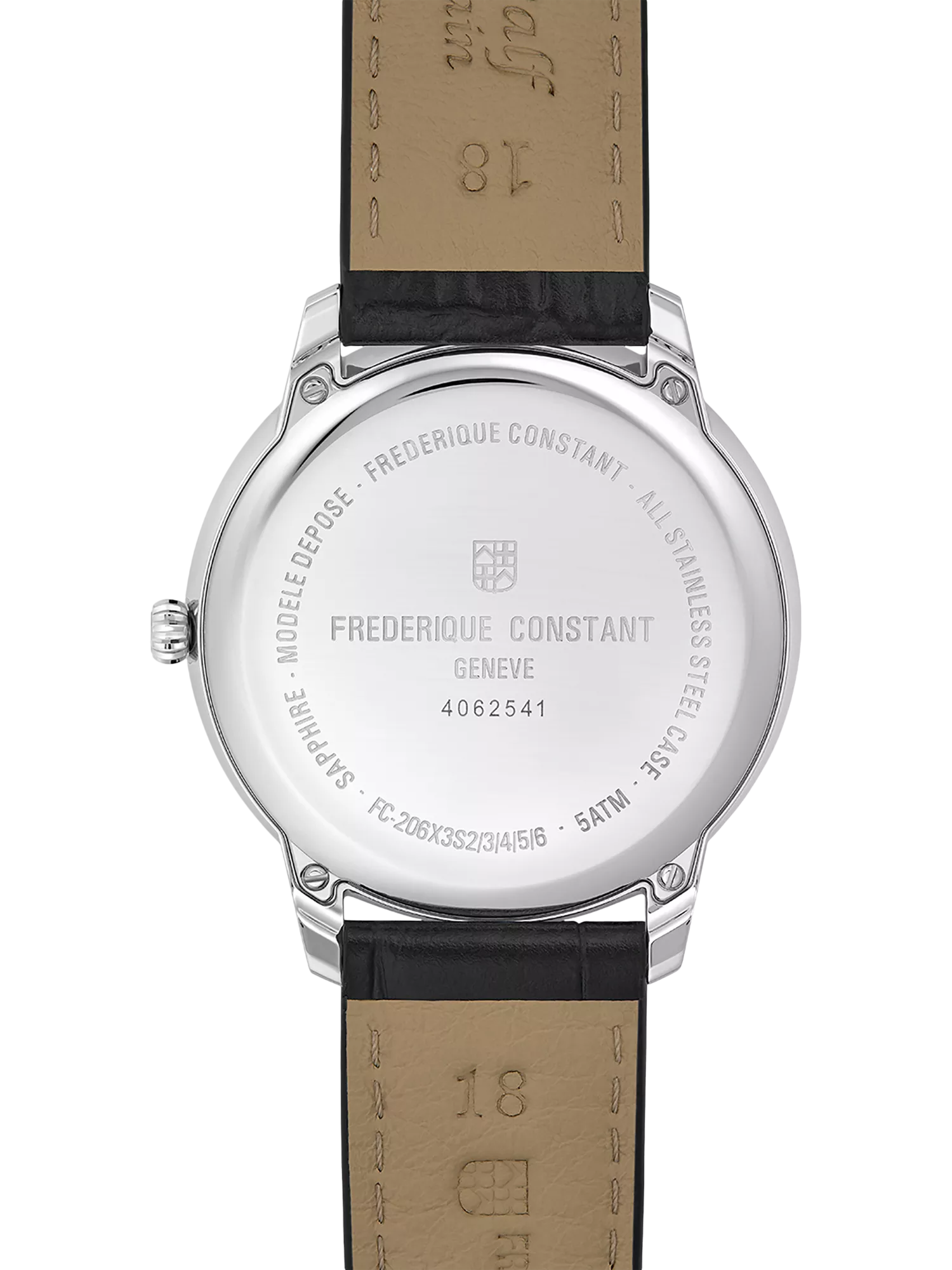 Frederique Constant Moneta Moonphase watch black dial - British product