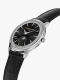 Frederique Constant Moneta Moonphase watch black dial - British product