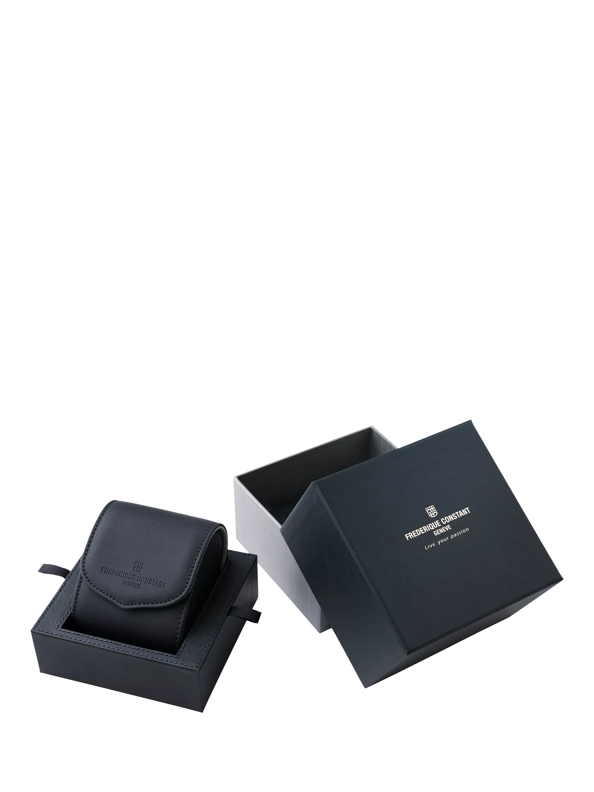 Frederique Constant Moneta Moonphase watch black dial - British product