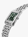 Frederique Constant ladies slimline watch green dial stainless steel bracelet, UK version