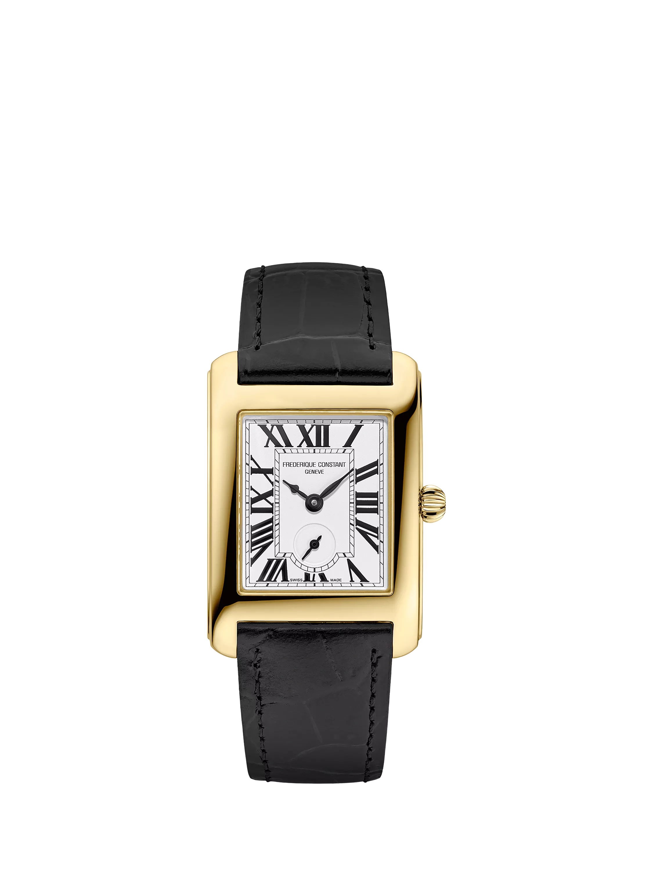 Frederique Constant Classics women's watch with white dial and Roman numerals (British brand)