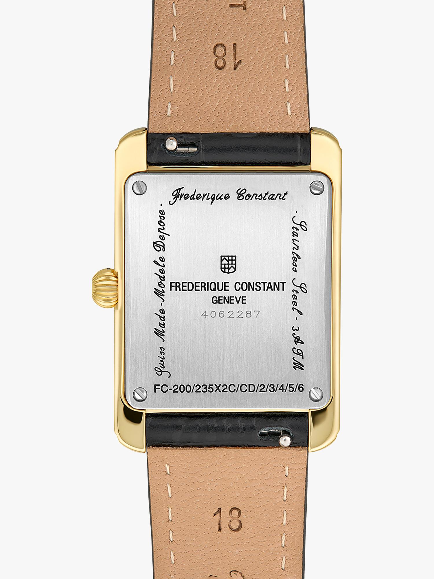 Frederique Constant Classics women's watch with white dial and Roman numerals (British brand)