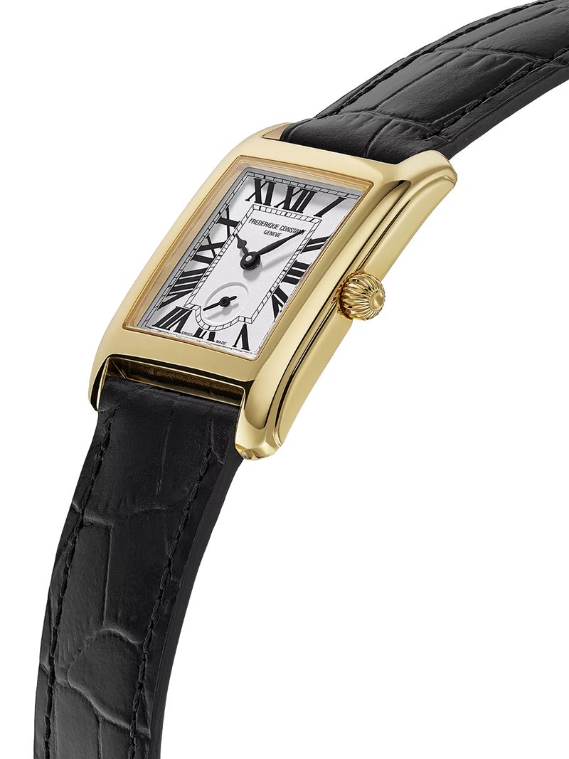 Frederique Constant Classics women's watch with white dial and Roman numerals (British brand)